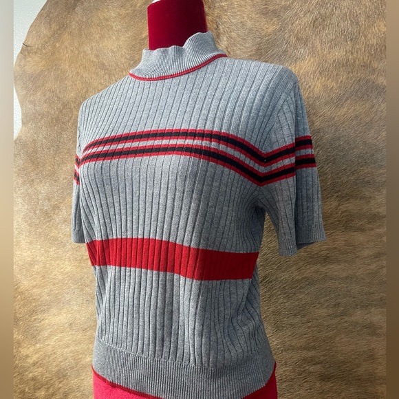 Vintage striped sweater shirt - Picture 2 of 4